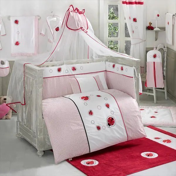 Комплект постельного белья Kidboo Little Ladybug 6 предметов фото 1