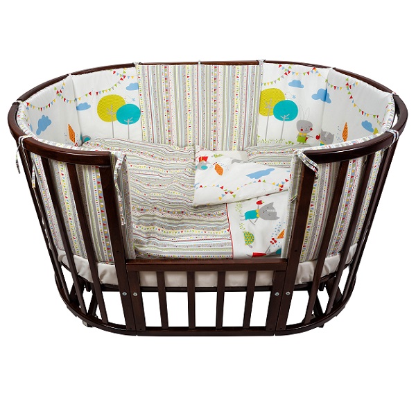 Комплект в овальную кроватку Nuovita La pioggia (6 предметов) фото 2