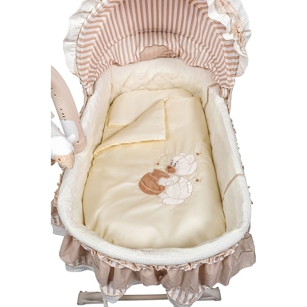 Набор постели в люльку Kids Fashion Bear Honey, 6 предметов