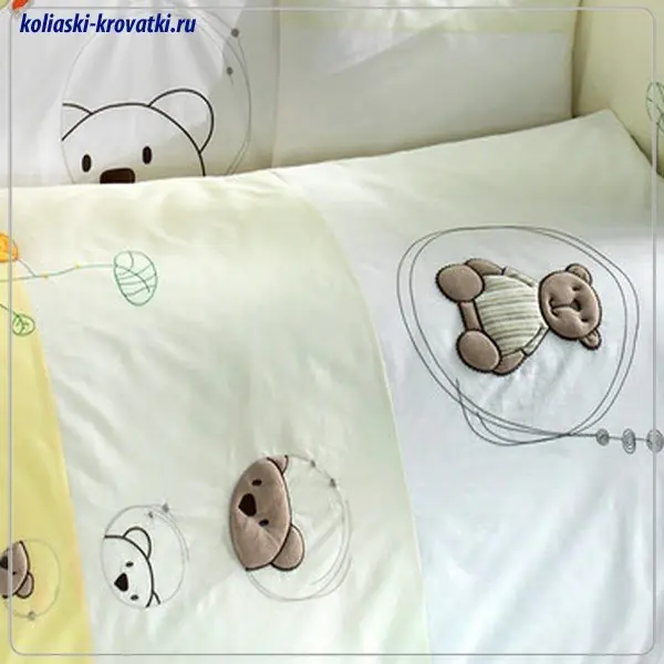 Комплект постельного белья Kidboo Little Bear 6 предметов фото 1