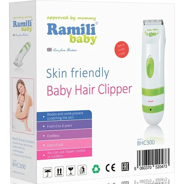 Машинка для стрижки детских волос Ramili Baby Hair Clipper BHC300 фото 3