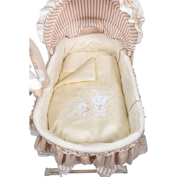 Набор постели в люльку Kids Fashion Bunny Mon Amour, 6 предметов