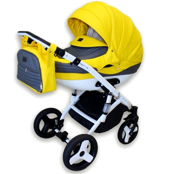 Детская коляска Jaxee Nacer Ecco 3 в 1, эко-кожа — архивное фото