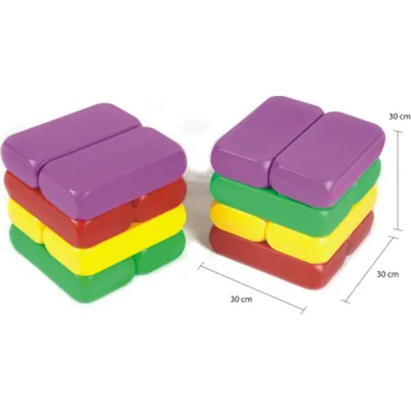 EB-3048 Детский конструктор Edu Play Farm Big Block — как выглядит в жизни