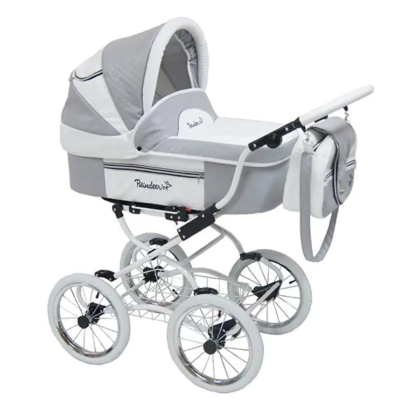 Детская коляска Reindeer Prestige Lily 2 в 1, эко-кожа