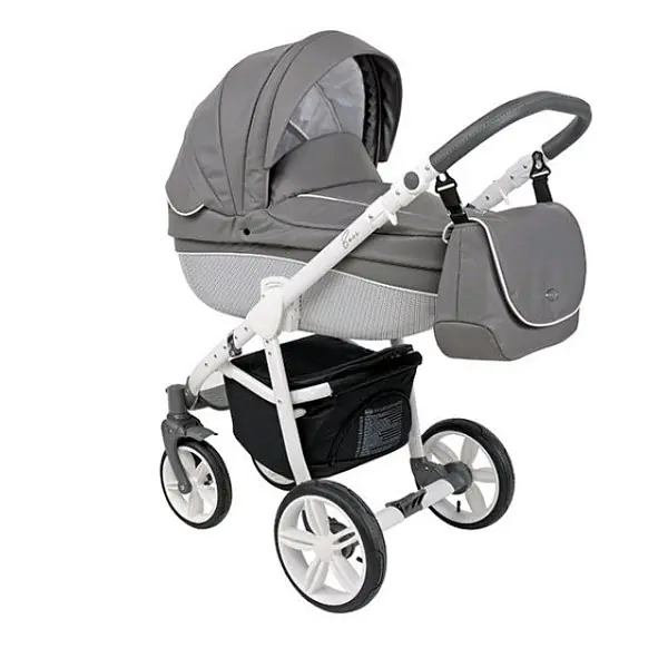 Детская коляска Roan Bass Eco 2 в 1, эко-кожа