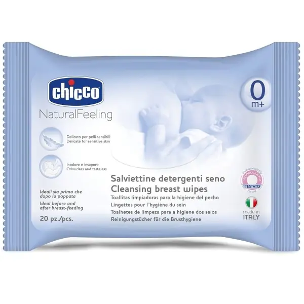 74755 Очищающие салфетки для груди Chicco