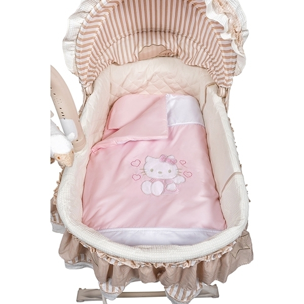 Набор постели в люльку Kids Fashion Cat Love, 6 предметов