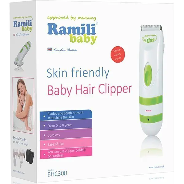 Машинка для стрижки детских волос Ramili Baby Hair Clipper BHC300 фото 2