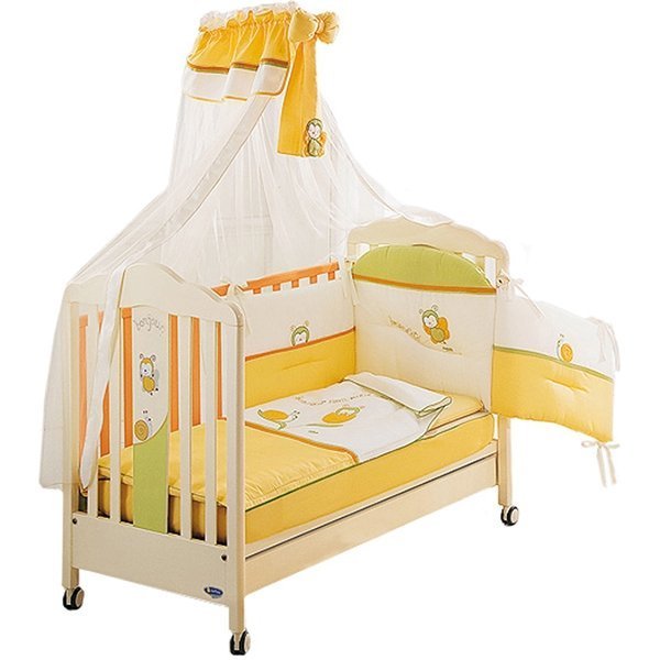 Комплект постельного белья для кроватки Italbaby Tulipano, 5 предметов