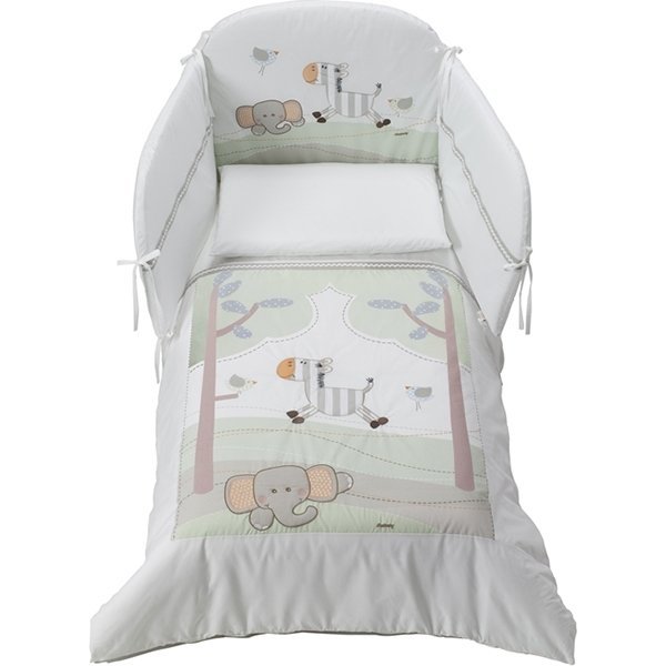 Комплект в кроватку Italbaby Zebry, 5 предметов