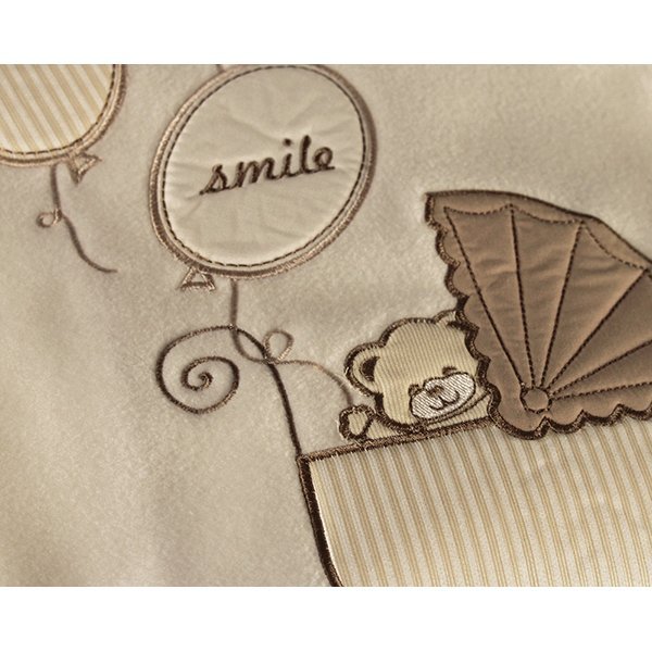 Покрывало флисовое Funnababy Smile Фаннабэби Смайл 75 х 110 см фото 1