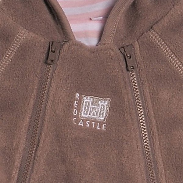 Комбинезон детский Red Castle Zip Up S1 Taupe флис/хлопок фото 2