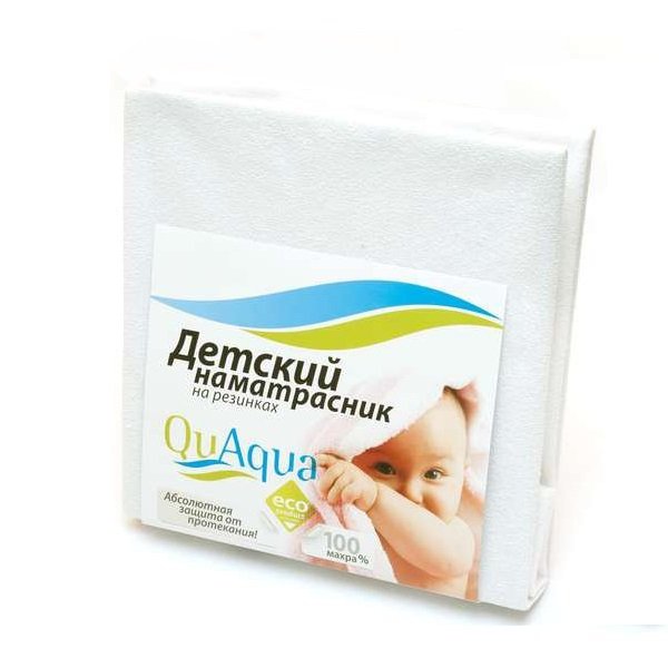 Наматрасник Qu Aqua махровый на резинке по угламмахра