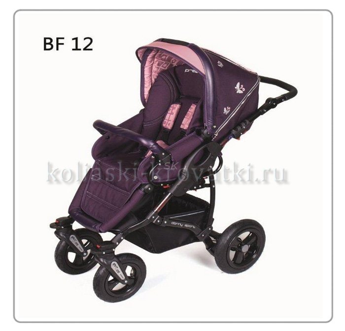 Коляска Danny Sport 2 в 1 Butterfly из эко-кожи фото 20