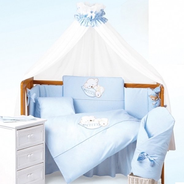 Комплект в кроватку Tuttolina Sleeping Bear (6 предметов)