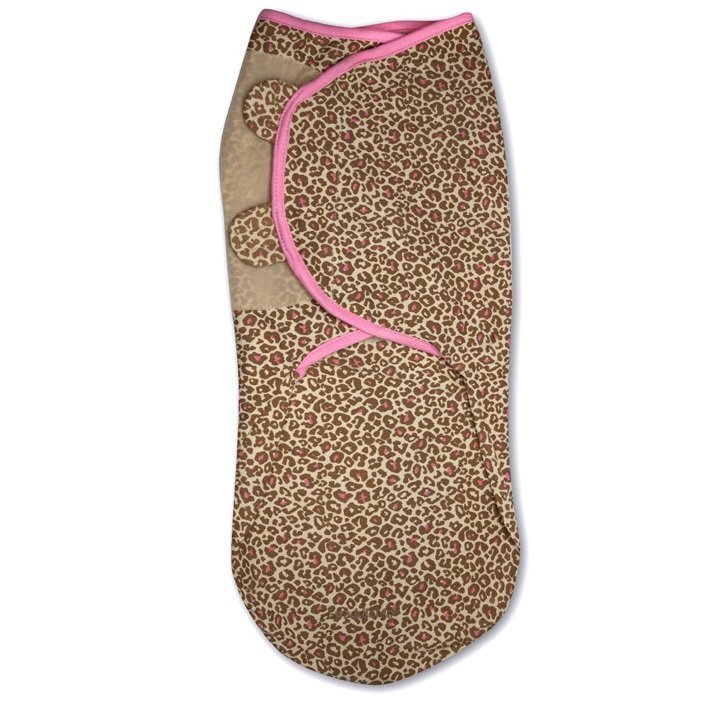 72115 Конверт для пеленания новорожденных из хлопка SwaddleMe Animal Print размер S/M фото 2