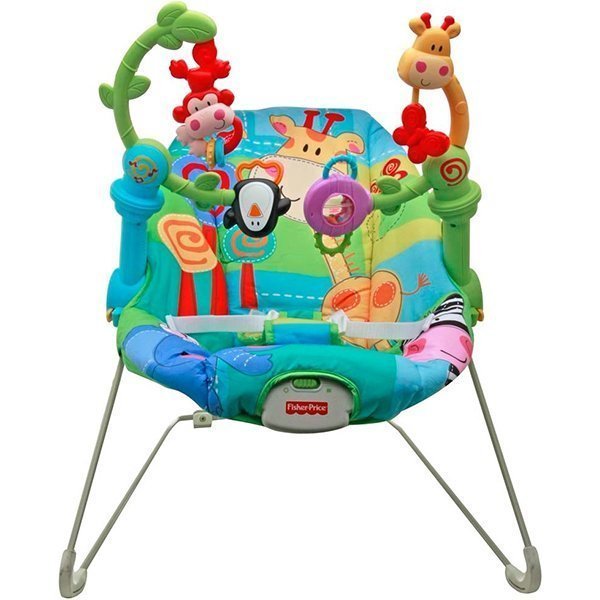 W9451 Игровое детское кресло-люлька Fisher Price Расти и Познавай фото 1