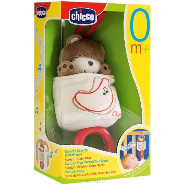 60047 Подвеска музыкальная для кроватки Chicco Мягкий мишка фото 2