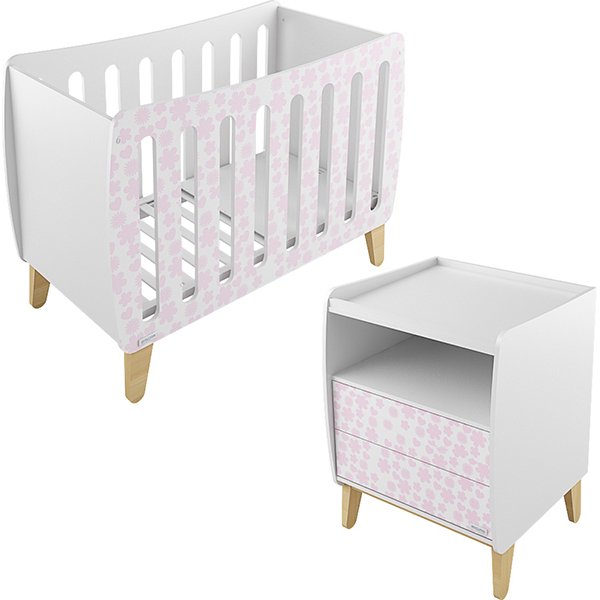 Комплект: кроватка Micuna Harmony Single Relax 120 х 60 см + тумба СО-1713