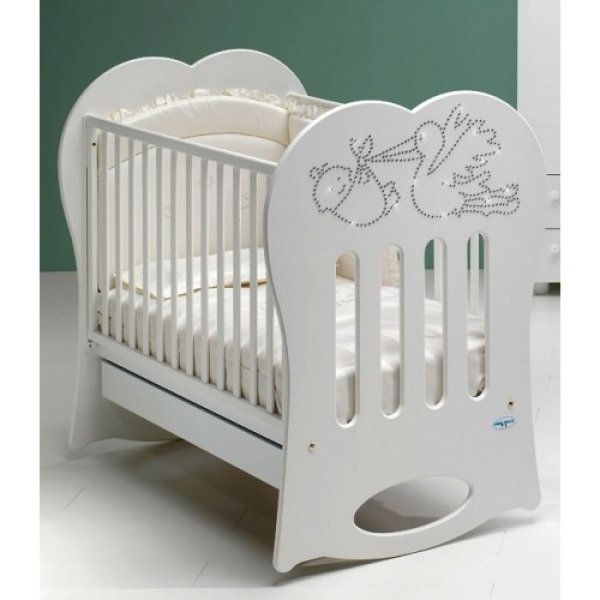 Детская кроватка Baby Italia Crystal качалка