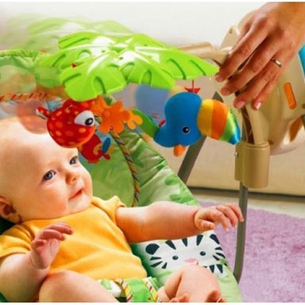 FP M6710  Люлька-колыбелька Fisher Price Тропический Лес фото 2