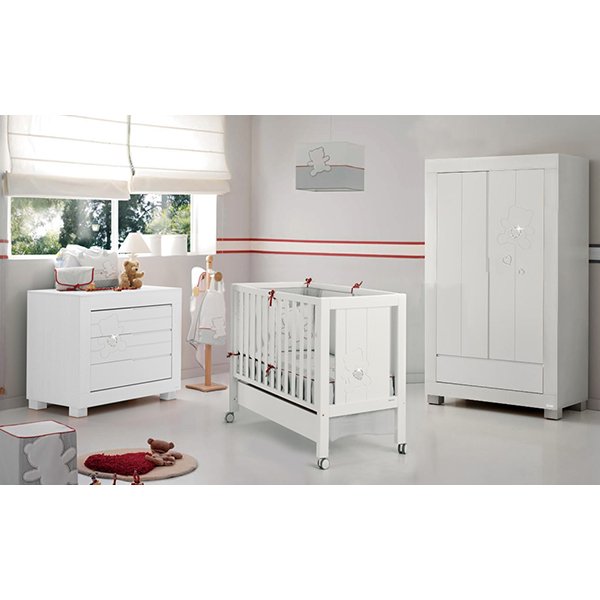 Комплект Micuna Neus Lux №6: кроватка 140 х 70 см + комод + шкаф