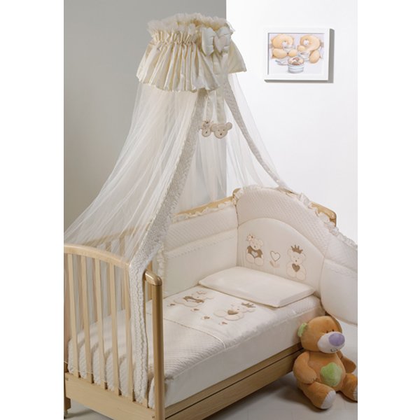 Комплект постельного белья Baby Italia Real Bears из 4х предметов - Фото
