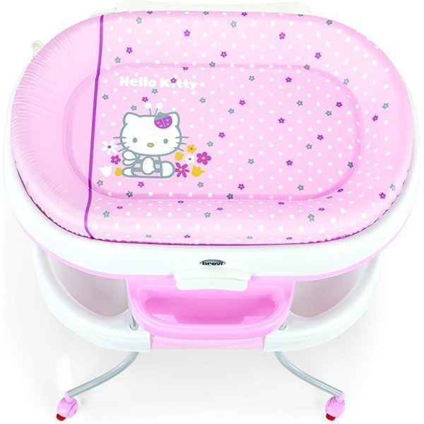 Пеленальный столик Brevi Acgua Light Hello Kitty с ванночкой 574/451 фото 1