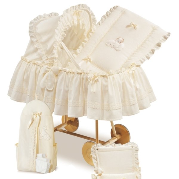 Плетеная колыбель с капюшоном Italbaby Cuccioli фото 1