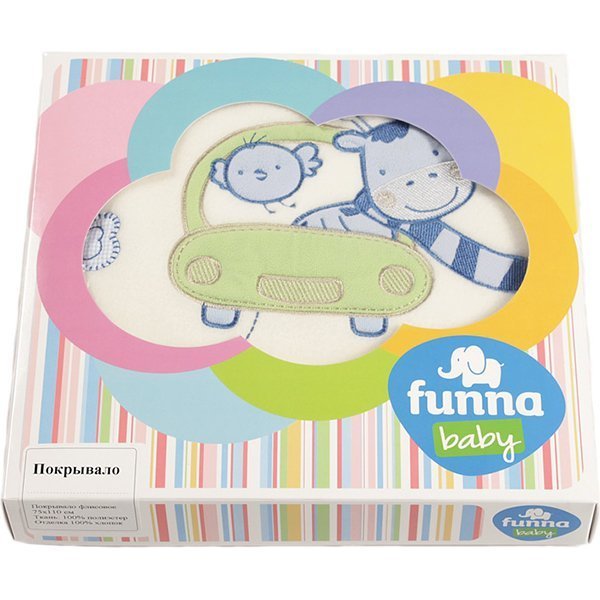 Покрывало флисовое Funnababy Leo Teo Фаннабэби Лео Тео 75 х 110 см фото 3