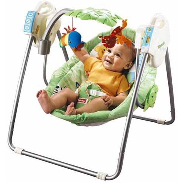 FP M6710  Люлька-колыбелька Fisher Price Тропический Лес фото 4