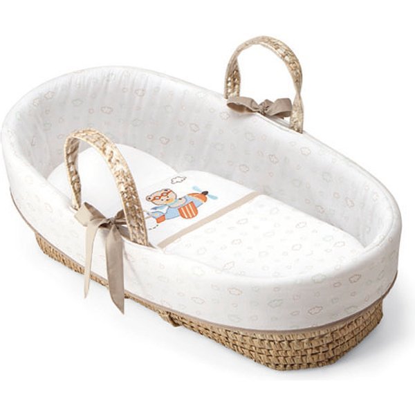 Плетеная корзинка для новорожденного Pali Aviatore Moses Basket - Фото