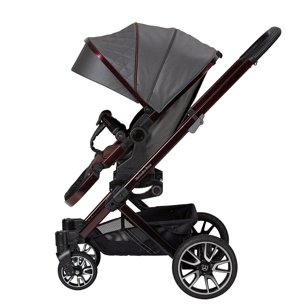 Детская коляска Hartan Mercedes Benz Avantgarde GTX 2 в 1 на коричневой раме фото 5