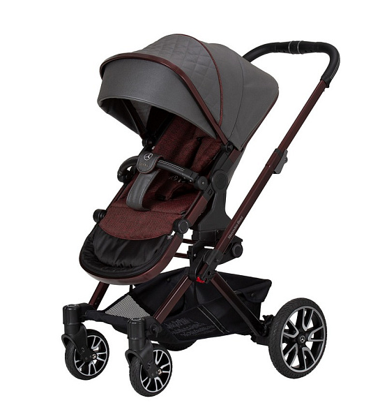 Детская коляска Hartan Mercedes Benz Avantgarde GTX 2 в 1 на коричневой раме фото 3