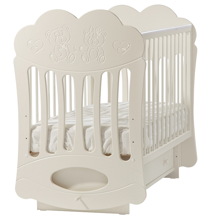 Детская кроватка Кубаньлесстрой Baby Sleep БИ 43.2 поперечный маятник