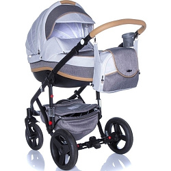 Детская коляска BeBe-Mobile Movo R 2 в 1, ткань+эко-кожа Детская коляска BeBe-Mobile Movo R 2 в 1, ткань+эко-кожа