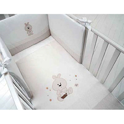 Комплект постели в кроватку Baby Expert Trotto & Lina, 4 предмета Комплект постели в кроватку Baby Expert Trotto & Lina, 4 предмета