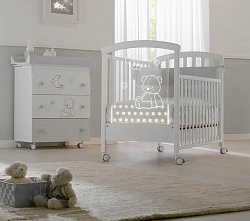 Детская кроватка Erbesi Stella Light LED Детская кроватка Erbesi Stella Light LED