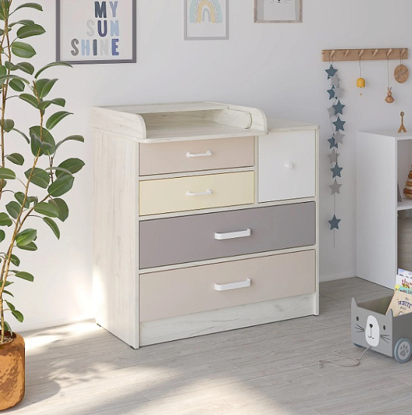 Детский комод Sirius Norman 905 ЛДСП фото 4