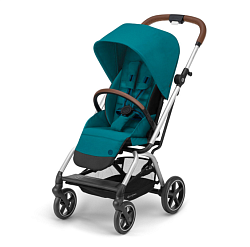 Детская прогулочная коляска Cybex Eezy S Twist+ 2 на серебряной раме Детская прогулочная коляска Cybex Eezy S Twist+ 2 на серебряной раме