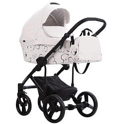 Детская коляска Bebetto Magnum Light SE Pro 2 в 1 на черной раме Детская коляска Bebetto Magnum Light SE Pro 2 в 1 на черной раме