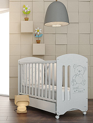 Детская кроватка Micuna Sweet Bear Basic с матрасом Sleepy Детская кроватка Micuna Sweet Bear Basic с матрасом Sleepy