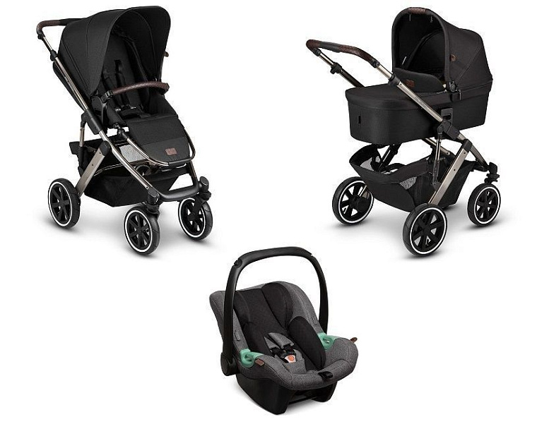 Детская коляска ABC-Design Salsa 4 Air 3 в 1 на серебряной раме