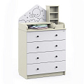 Комод-трансформер Атон Сириус ALF 804 ЛДСП (Слоновая кость-Белый
						
					) — Фото