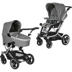 Детская коляска Teutonia Mistral S V4 Titanium Теутония Мистраль С В4 Титаниум 2 в 1 WHL3 HB с ручным тормозом Детская коляска Teutonia Mistral S V4 Titanium Теутония Мистраль С В4 Титаниум 2 в 1 WHL3 HB с ручным тормозом