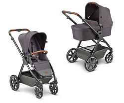 Детская коляска ABC-Design Swing 2 в 1 на черной раме Детская коляска ABC-Design Swing 2 в 1 на черной раме