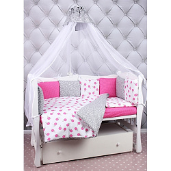 Бортик в кроватку AmaroBaby Sweet, 12 подушек, бязь Бортик в кроватку AmaroBaby Sweet, 12 подушек, бязь