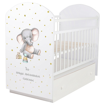 Детская кроватка Indigo My Sleepy, маятник/ящик