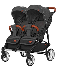 Детская прогулочная коляска для двойни Carrello Connect CRL-5502/1 с переноской Детская прогулочная коляска для двойни Carrello Connect CRL-5502/1 с переноской
